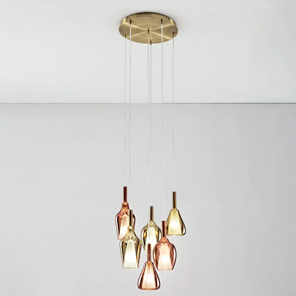 Lámpara de araña clásica Gea Luce OFELIA MINI G9 S6 LED