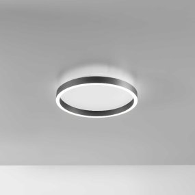 Plafoniera moderna Gea Luce AELA PP N LED alluminio metacrilato soffitto parete