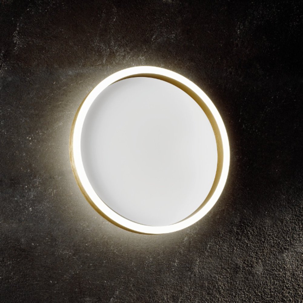 Plafoniera classica Gea Luce AELA PP O LED alluminio metacrilato lampada soffitto