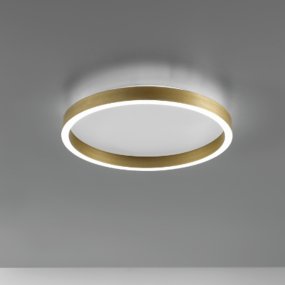 Plafoniera classica Gea Luce AELA PM O LED alluminio metacrilato lampada soffitto