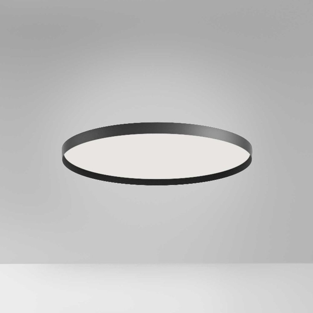 Plafoniera moderna Gea Luce ACELIA PG N LED alluminio metacrilato lampada soffitto