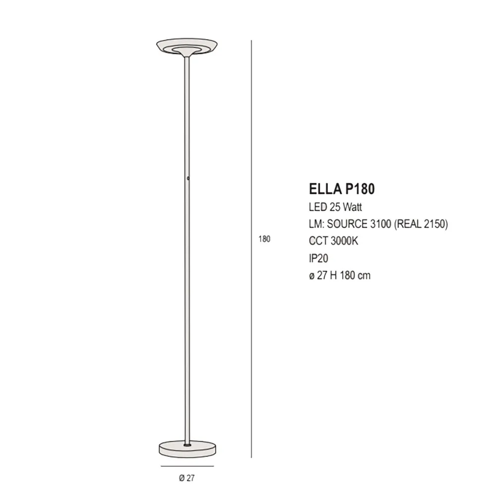 Lampadaire Promoingross ELLA P180