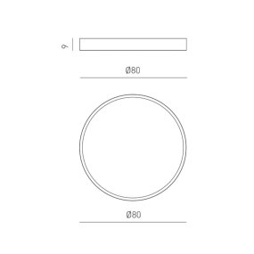 Moderne Deckenleuchte Gea Luce AVA PG B LED