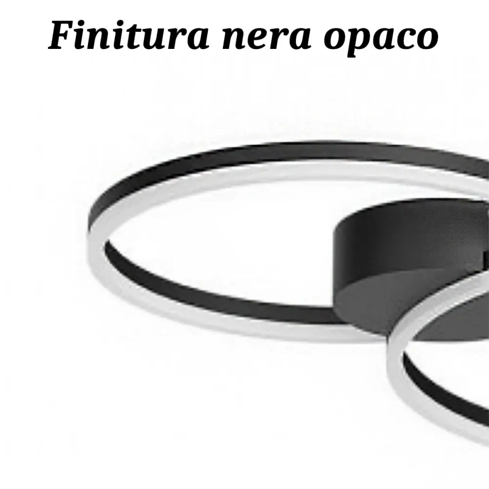Lámpara de techo clásica LED CCT ORBIT 80+60 de Redo Group