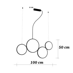 Lustre ultramoderne Redo Group ATHENA