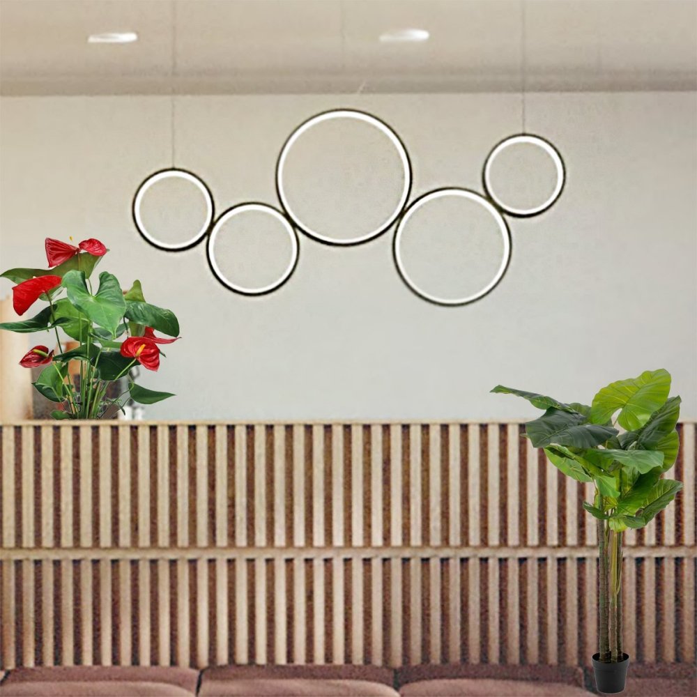 Hochmoderner Kronleuchter Redo Group ATHENA