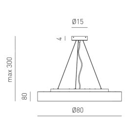 Sospensione AVA SM B Gea Luce