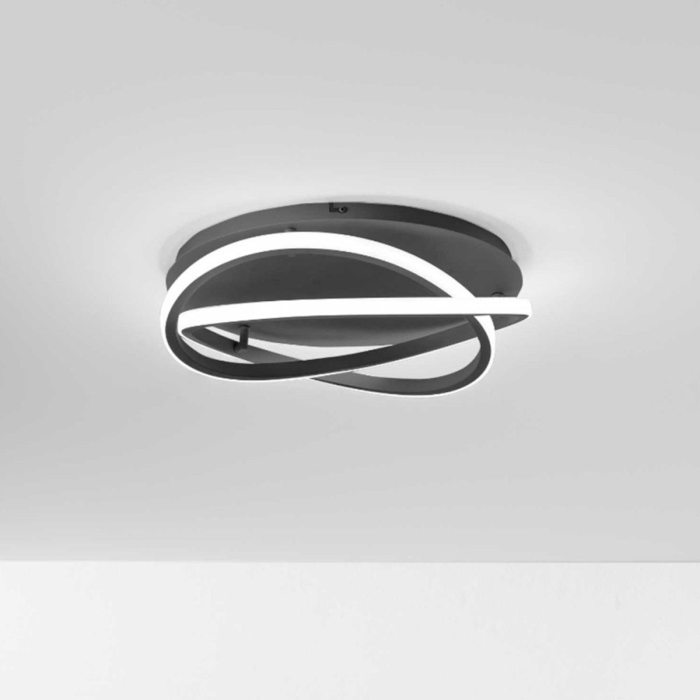 Lámpara de techo moderna Gea Luce ATIA PP N LED