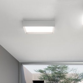 Lámpara de techo moderna Gea Luce AOI PP B LED