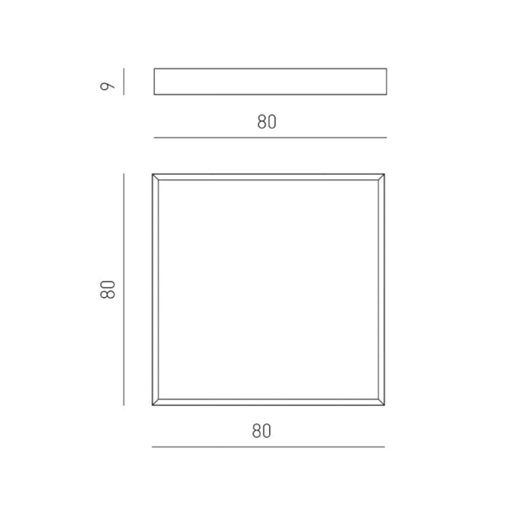 Plafoniera moderna Gea Luce AOI PG B LED