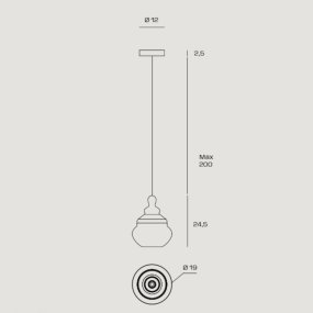 Lampadario classico Miloox ADONE 1744.15 E27 LED