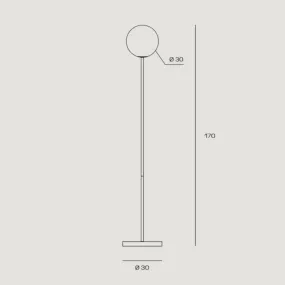 Miloox JUGEN 1744 62 E27 LED dimmbare Stehleuchte