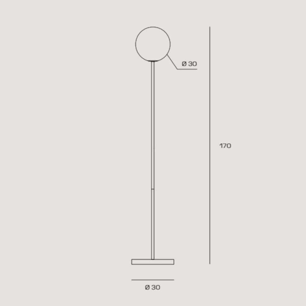 Miloox JUGEN 1744 62 E27 LED dimmbare Stehleuchte