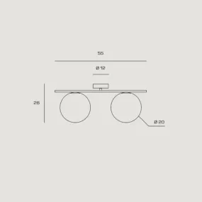 Klassische Deckenleuchte Miloox JUGEN 1744 65 E27 LED
