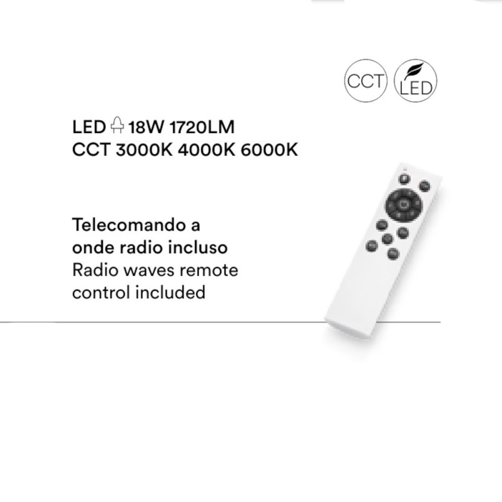 Ventilador de techo moderno LED Perenz SIRIO 7187 B CT