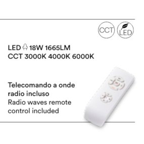 Ventilateur moderne Perenz ANTARES 7184 B CT LED