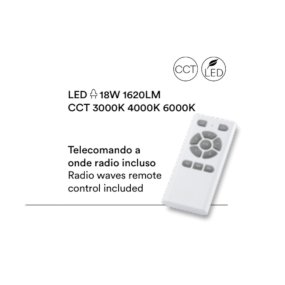Klassischer Perenz TRIADE 7170 B CT LED-Lüfter