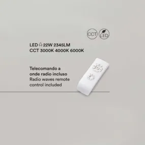 Ventilador moderno Perenz ORIONE 7180 B CT LED