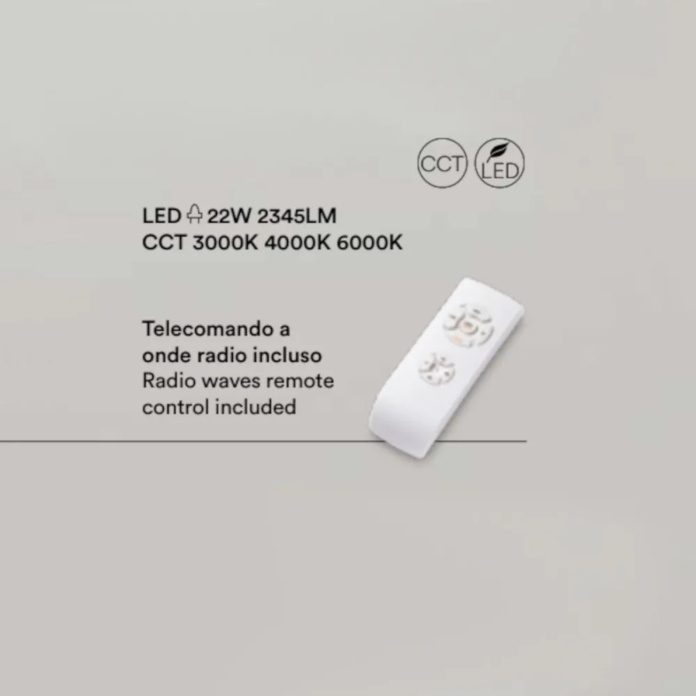 Ventilateur moderne Perenz ORIONE 7180 B CT LED