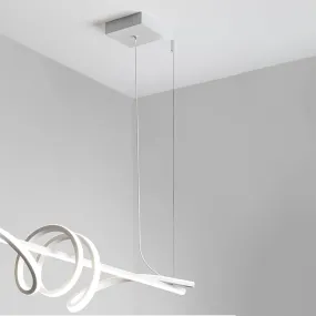 Promoingross LED-Kronleuchter CURL S120 b