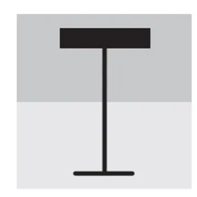 Piantana moderna Perenz illumina TWINS 8057 B LC LED dimmerabile
