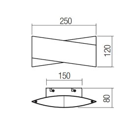 Lámpara de pared moderna...