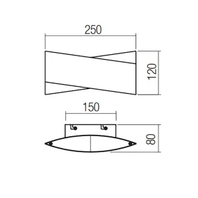 Lámpara de pared moderna...