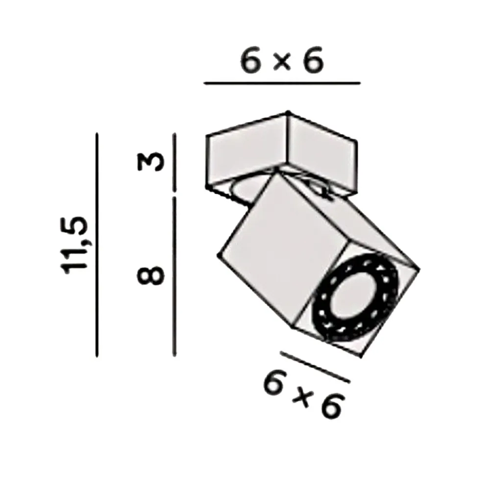 Moderne Wandleuchte Perenz CONNECT 8168 B GU10 LED