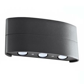 Applique led esterno Redo group FABO 01-90226 90225 IP54 GU10 LED lampada parete moderna biemissione