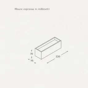 Applique murale moderne LED Sforzin HERMIONE T208 G9