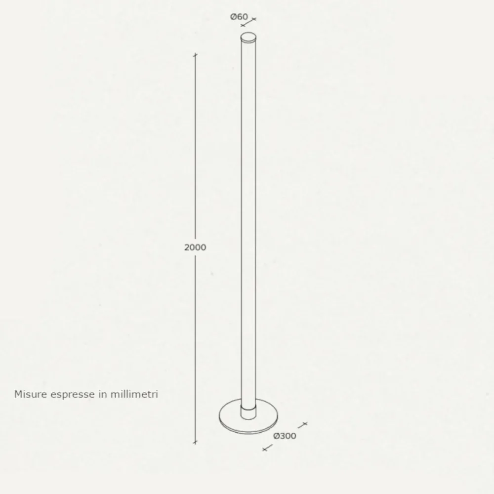 Piantana LED Sforzin Illuminazione PIRGOS T311.50