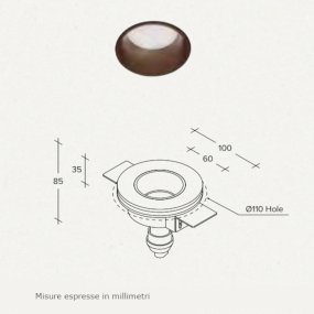 Sforzin Einbaustrahler Beleuchtung THESSALY T390 GU10 LED