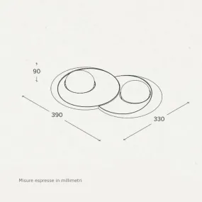 Gipswandleuchte Sforzin Beleuchtung PITANE T401