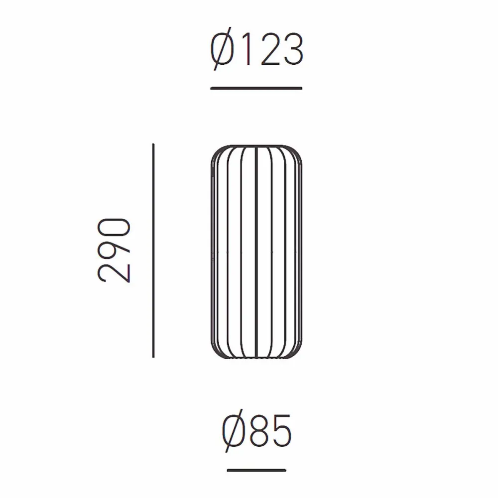 Lustre classique Gea Luce RAIKA VP B1 E27 LED
