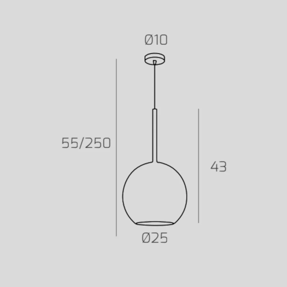 Lámpara de araña moderna Top Light FUTURE 1155CR SG E27 LED