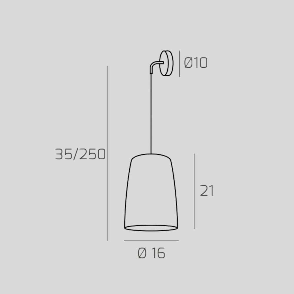Aplique de pared Top Light SHADED 1164 A