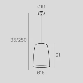 Suspension Top Light SHADED...