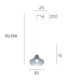 Top Light applique murale moderne DRESS 1191CR A