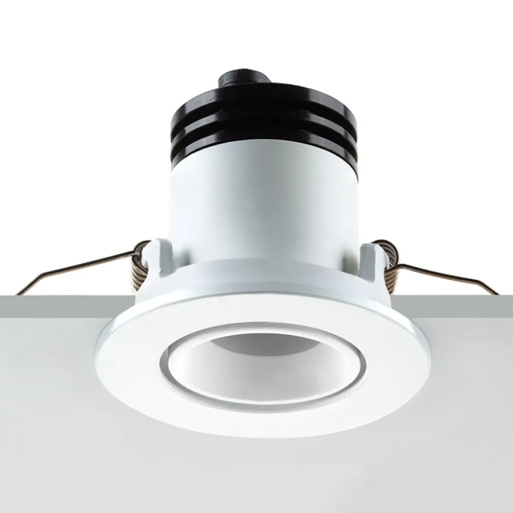 Foco empotrable Pan International FOCUS ADJ ROUND FO-NAB W