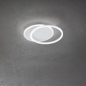 Plafoniera moderna Perenz illumina ORBIT 8194 B LC LED alluminio metallo bianco acrilico
