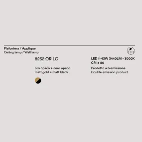 Moderne Deckenleuchte Perenz beleuchtet DRUM 8232 LED