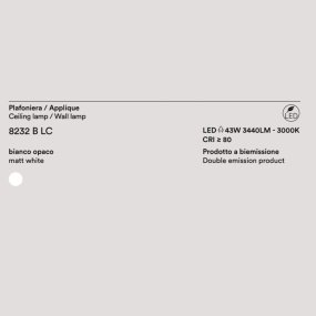 Moderne Deckenleuchte Perenz beleuchtet DRUM 8232 B LED