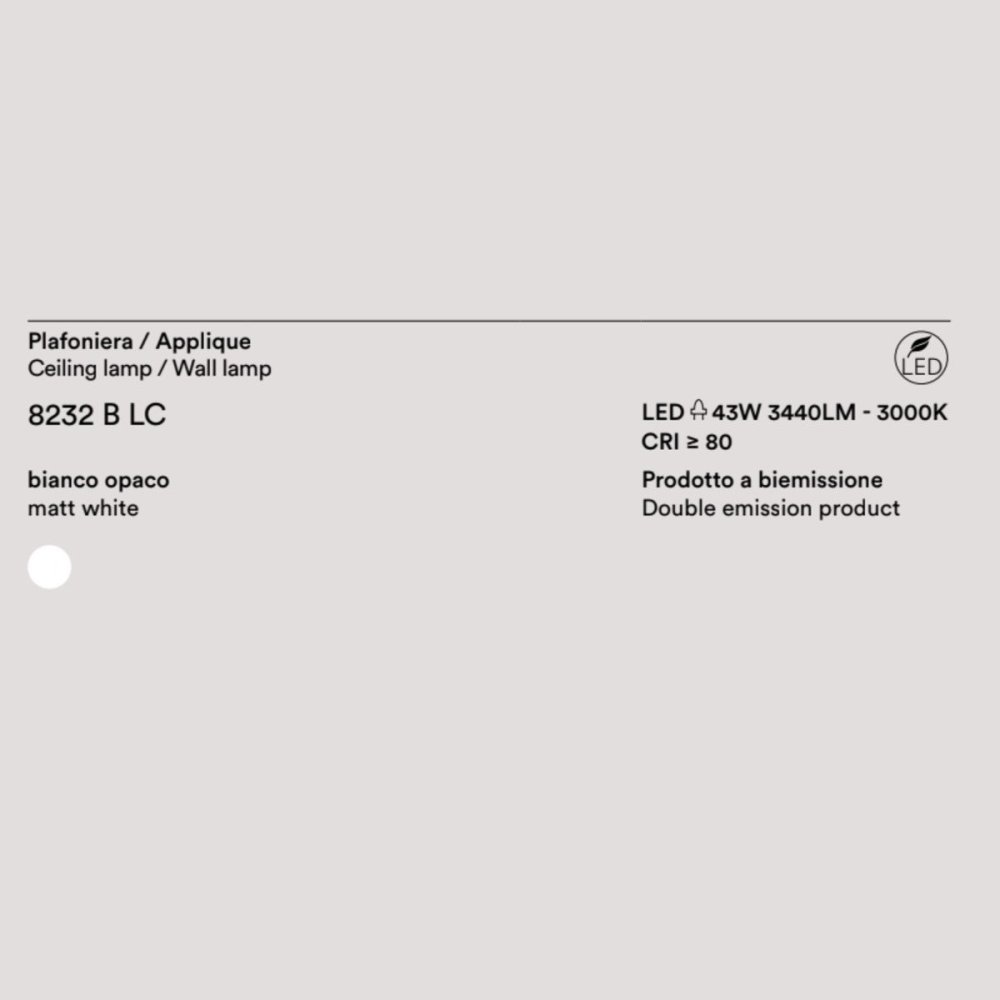 Moderne Deckenleuchte Perenz beleuchtet DRUM 8232 B LED