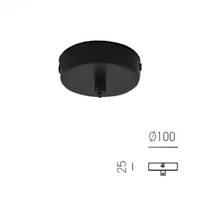 Lustre moderne Gea Luce RAIKA VG B1 E27 LED