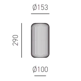 Lustre moderne Gea Luce RAIKA VG B1 E27 LED