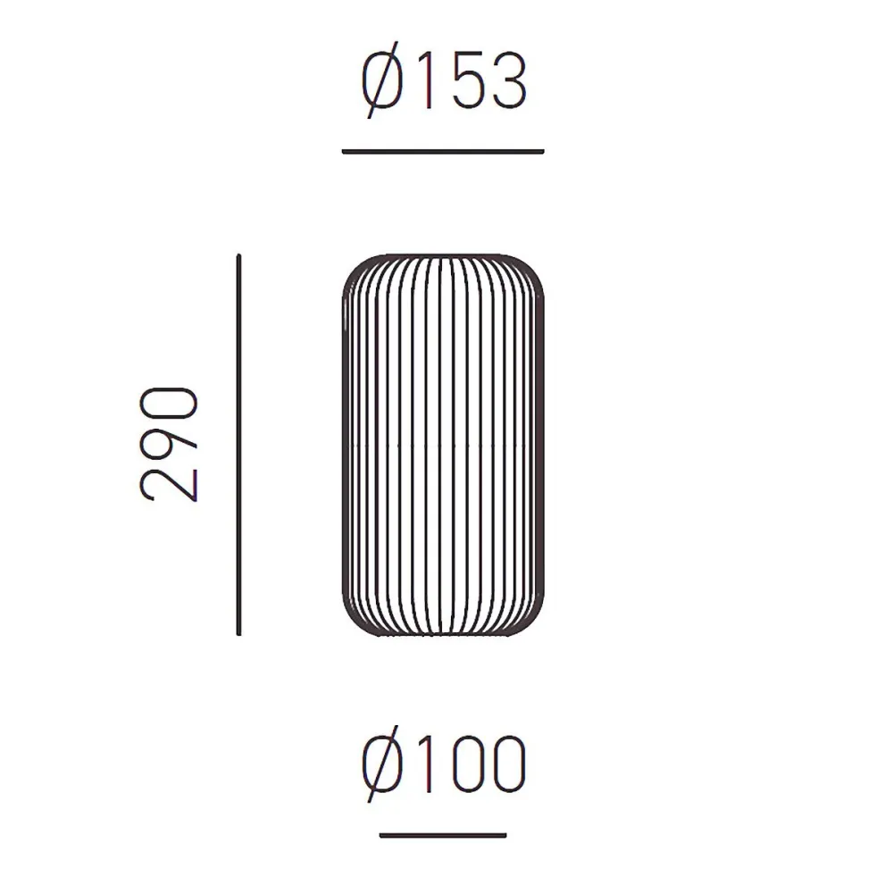 Lustre moderne Gea Luce RAIKA VG B1 E27 LED
