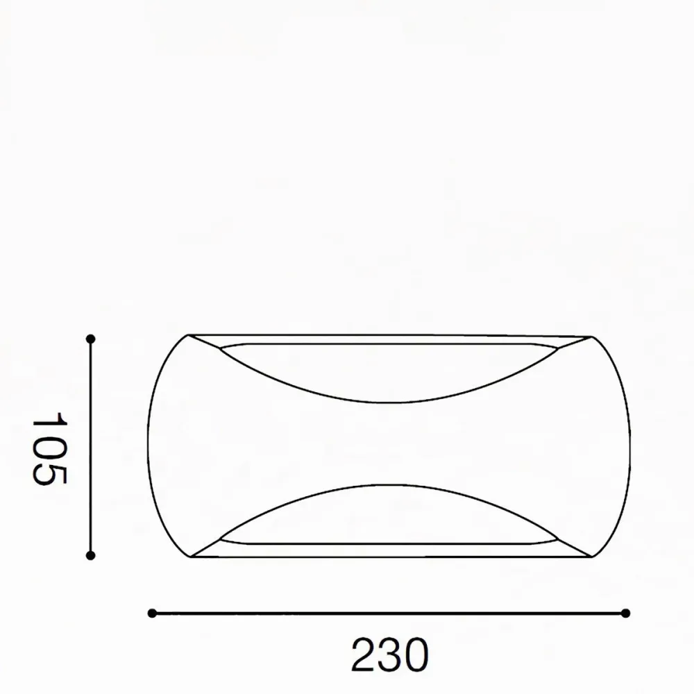 Applique esterno Gea Led SURYA GPL252 LED IP65