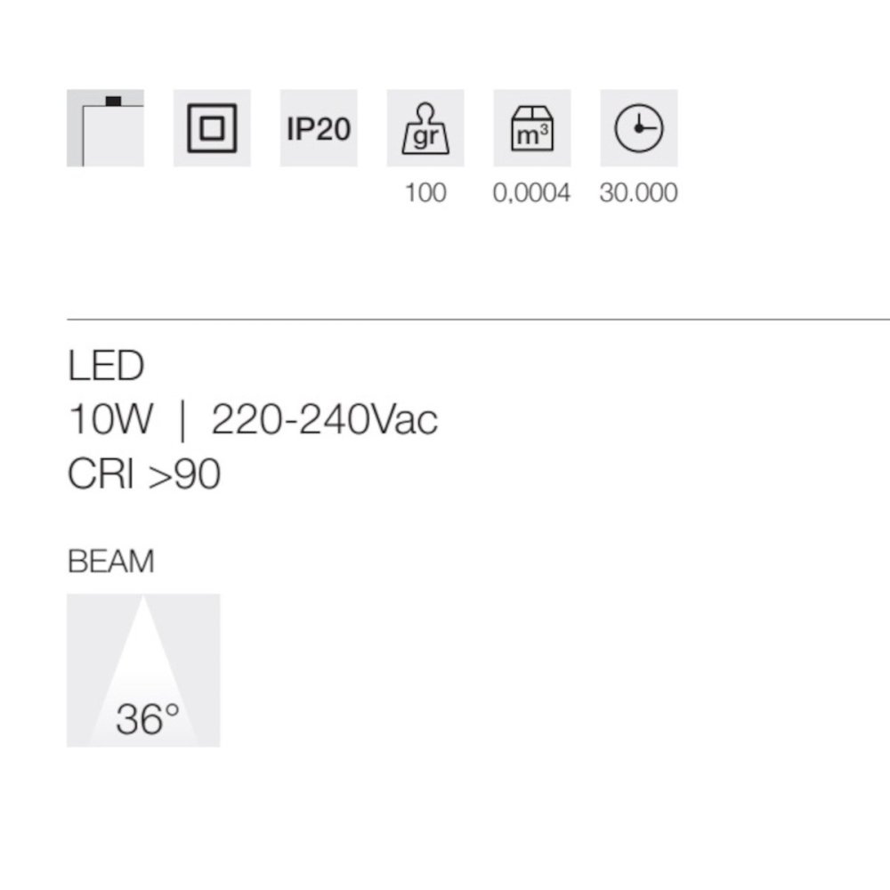 Gea Led GFA1410C LED moderner Einbaustrahler
