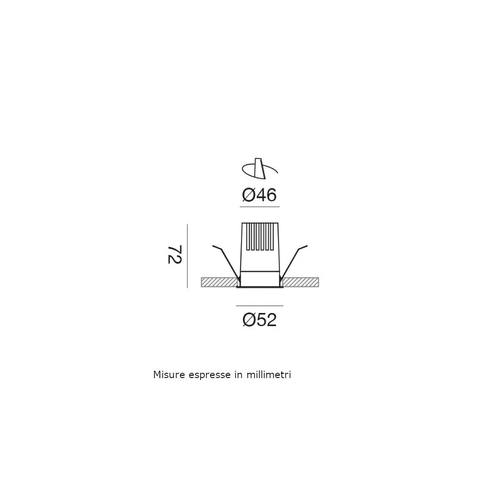 Gea Led GFA1412C Spot LED encastrable moderne