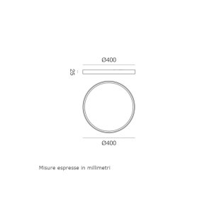 Gea Led GPL324 lámpara de techo LED moderna